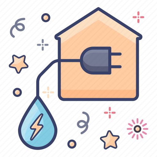 Hydro electricity, hydroelectric energy, hydroelectric power, organic energy, renewable energy icon - Download on Iconfinder