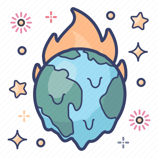 Climate change, earth temperature, global temperature, global warming, planet temperature icon - Download on Iconfinder
