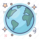 earth, globe, orbit, planet, universe 