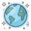 earth, globe, orbit, planet, universe 