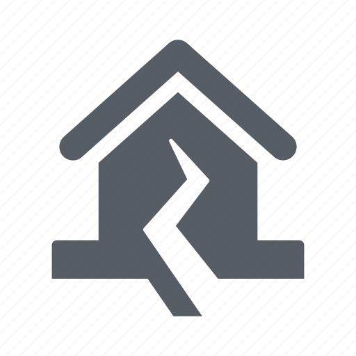 Damage, disaster, earthquake, house, nature, seismograph icon - Download on Iconfinder