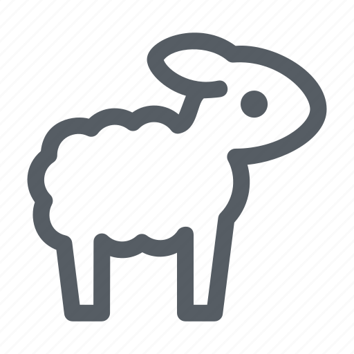 Agriculture, animal, farm, lamb, nature, sheep icon - Download on Iconfinder