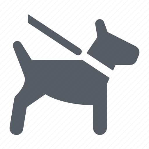 Animal, dog, leash, nature, pet, puppy icon - Download on Iconfinder