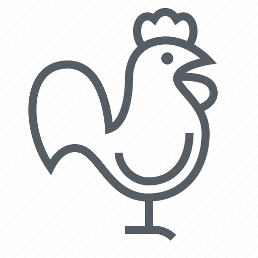 Animal, bird, chicken, cock, rooster icon - Download on Iconfinder