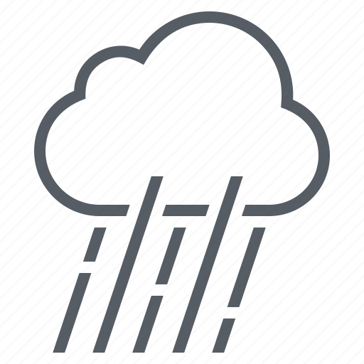 Cloud, forecast, heavy, rain, shower, weather icon - Download on Iconfinder