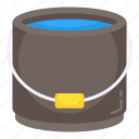 water basket, bucket, pail, liquid container, liquid basket
