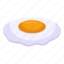 fried egg, egg pan, edible, breakfast, healthy diet