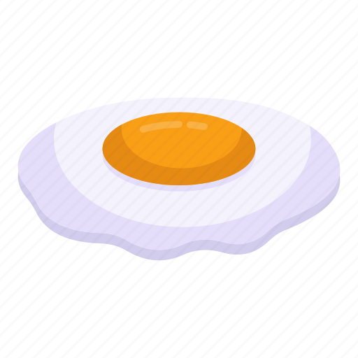 Fried egg, egg pan, edible, breakfast, healthy diet icon - Download on Iconfinder