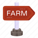 farm board, roadboard, signboard, fingerboard, info board