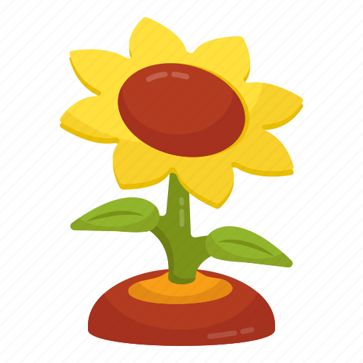 Sunflower, nature, indoor plant, decorative plant, botany icon - Download on Iconfinder