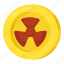 radioactive sign, radioactive symbol, nuclear sign, nuclear symbol, radioactive caution 