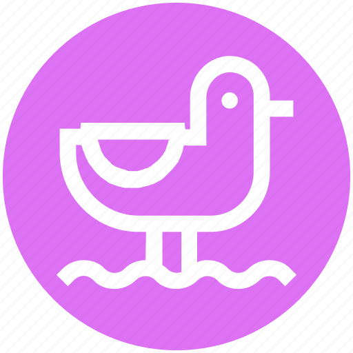 Duck, duck in water, duck swimming, nature, park, rubber duck, water icon - Download on Iconfinder