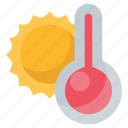 summer, temperature, weather, heat, sun, emoji 