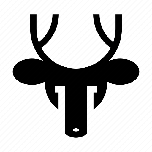 Solid, deer, animal, wild, mammal, animals icon - Download on Iconfinder