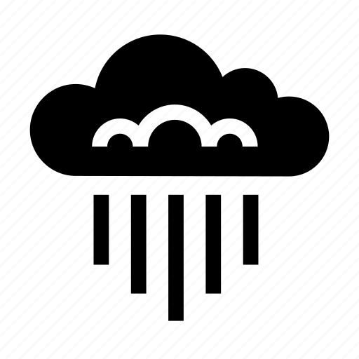 Solid, rain, rainy, cloudy, weather, cloud icon - Download on Iconfinder