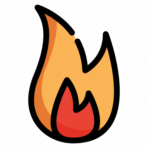 Flame, fire, danger, element, burn, nature icon - Download on Iconfinder