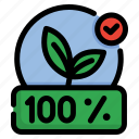 organic, nature, 100 percent, product label, shapes and symbols, ecology, sign