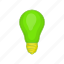 bulb, cartoon, eco, energy, idea, light, sign 