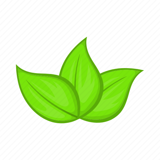 Cartoon, ecology, green, leaves, nature, plant, sign icon - Download on Iconfinder