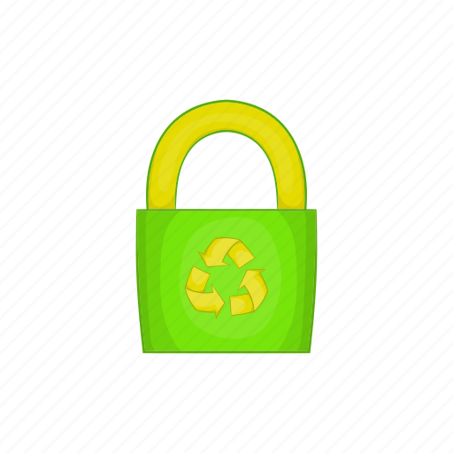 Bag, cartoon, eco, ecology, green, recycle, sign icon - Download on Iconfinder