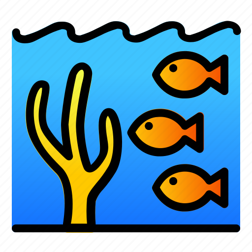 Fish, landscape, nature, sea, underwater icon - Download on Iconfinder