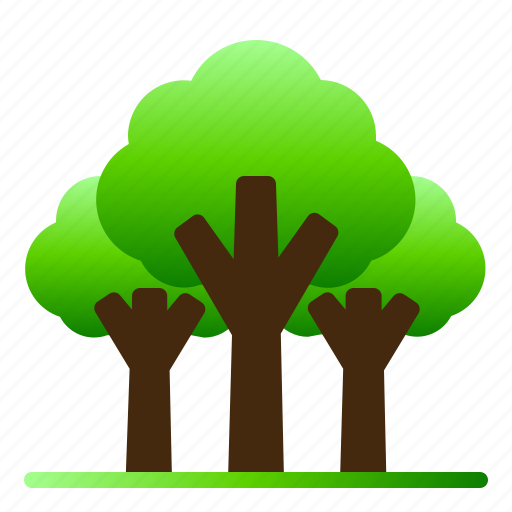 Forest, landscape, nature, rain, tree, tropical, view icon - Download on Iconfinder