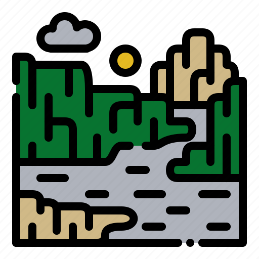 Cliff, landscape, valley, nature icon - Download on Iconfinder
