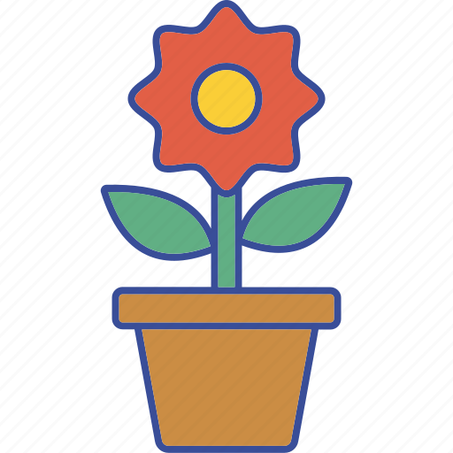 Floral, flower, pot, nature plant icon - Download on Iconfinder