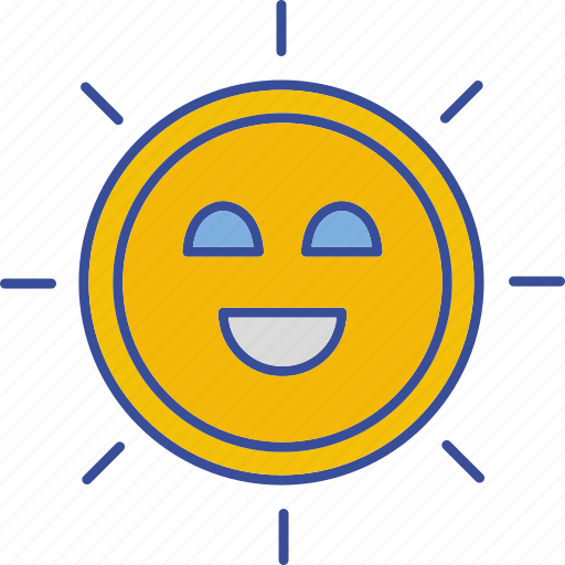 Bright, energy, face, shining, smile icon - Download on Iconfinder