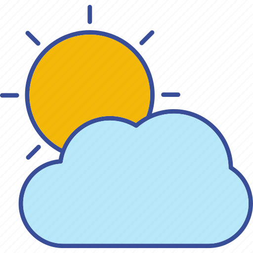 Cloud, cloudy, partly, sunny, weather icon - Download on Iconfinder