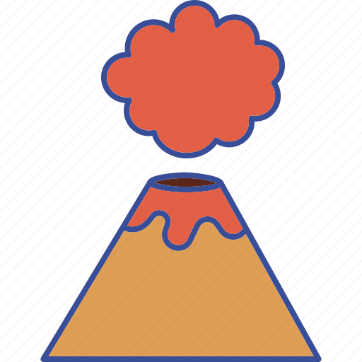 Erupt, explosion, nature, volcano icon - Download on Iconfinder