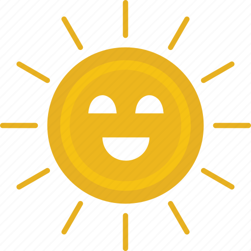Bright, energy, face, shining, smile icon - Download on Iconfinder