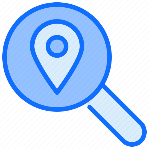 Search, magnifier, location, map, pin icon - Download on Iconfinder