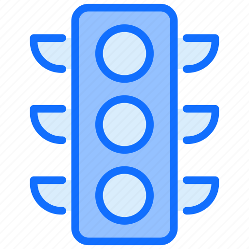 Lights, traffic, road, transport, thin icon - Download on Iconfinder