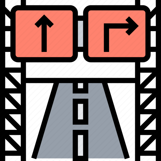 Direction, signs, road, turns icon - Download on Iconfinder