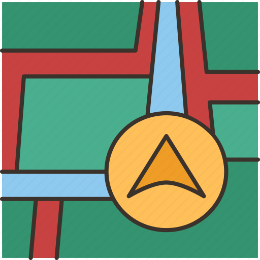 Road, gps, drive, route, map icon - Download on Iconfinder