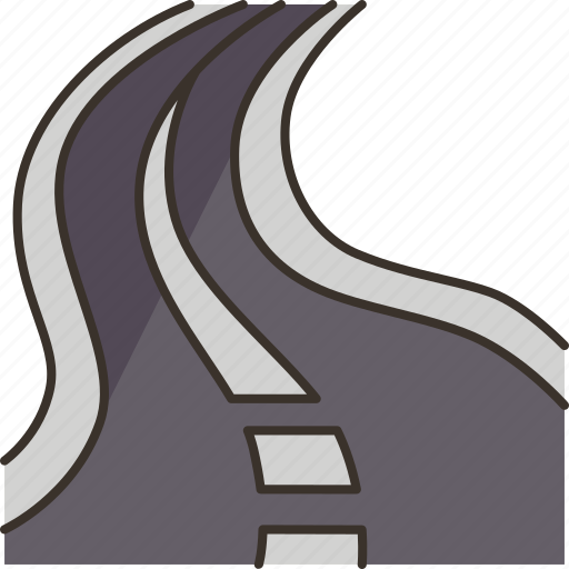 Road, highway, path, asphalt, trip icon - Download on Iconfinder