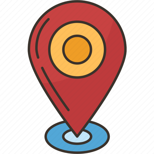 Target, pin, accurate, pointer, map icon - Download on Iconfinder