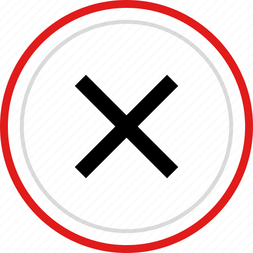 Cross, delete, denied, stop icon - Download on Iconfinder