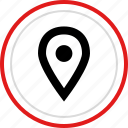 direction, gps, location, navigation, pin