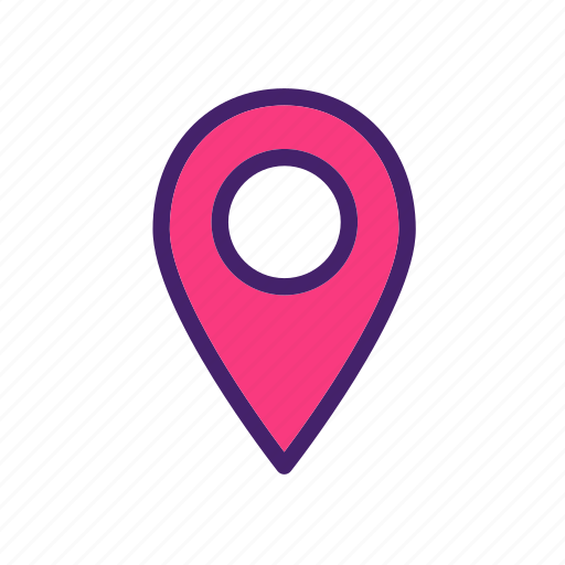 Direction, gps, location, map, marker, navigation, pin icon - Download on Iconfinder
