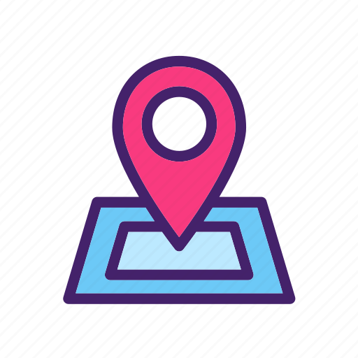 Direction, gps, location, map, navigation, pin, pointer icon - Download on Iconfinder