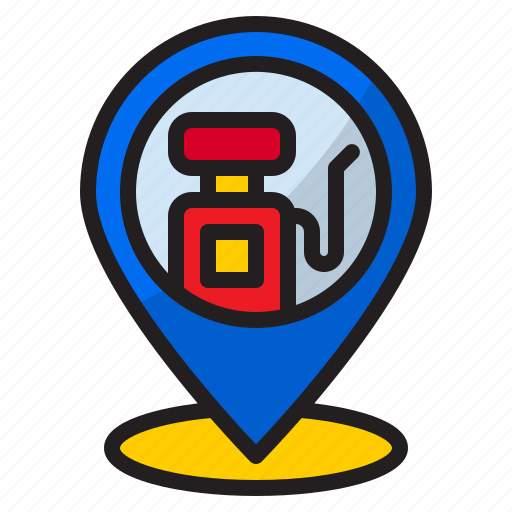 Gas, location, navigation, pin, station icon - Download on Iconfinder