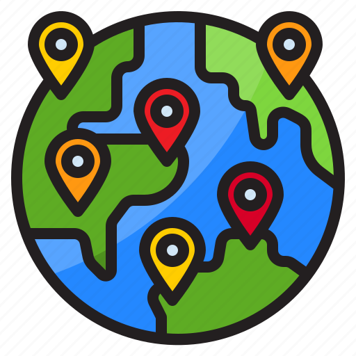 Global, gps, location, map, navigation icon - Download on Iconfinder