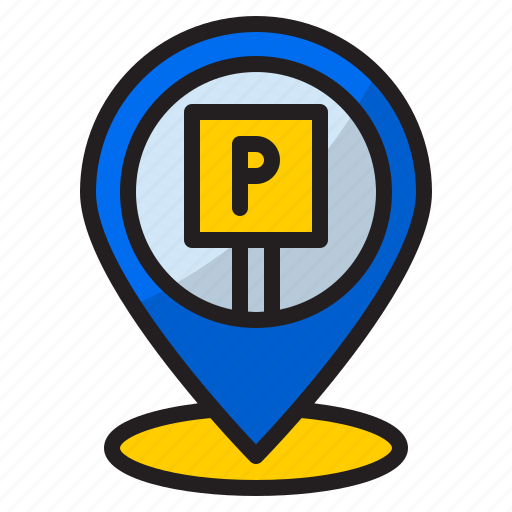 Car, location, navigation, park, pin icon - Download on Iconfinder