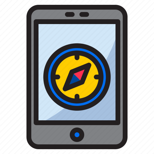 App, compass, device, phone, smartphone icon - Download on Iconfinder