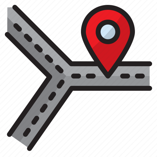 Direction, pin, road, sign, traffic icon - Download on Iconfinder