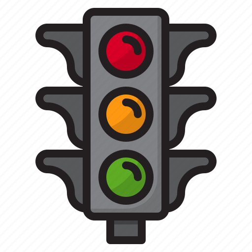 Bulb, energy, lamp, traffic, trafficlight icon - Download on Iconfinder
