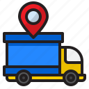delivery, location, transport, truck, vehicle 