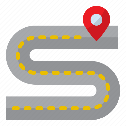 Destination, location, map, navigation, road icon - Download on Iconfinder